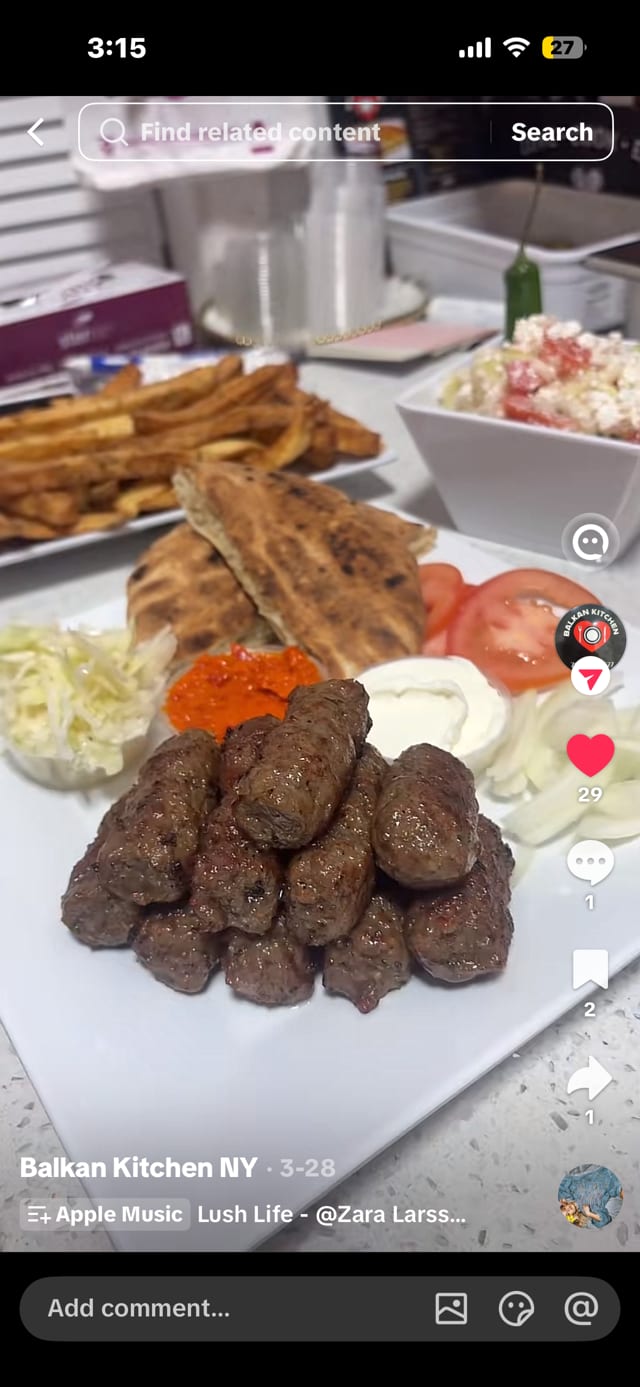 Ćevapi.