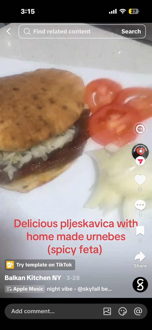 Pljeskavica.